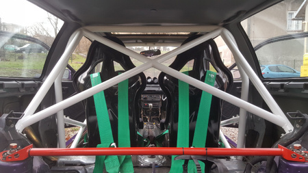 Bolt-in Roll Cage Honda Civic IV Black