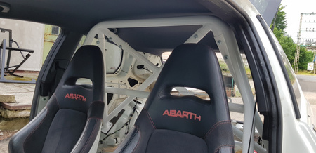 Bolt-in Half Roll Cage Fiat Grande Punto Abarth Black