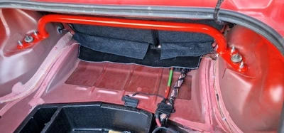 Rear upper strut bar Dodge Challenger 08-19 Black