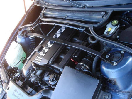 Front upper strut bar BMW 3 E46 Sedan Touring Black