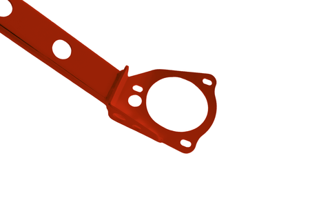 Front upper strut bar BMW 3 E46 Coupe Compact PRO Red