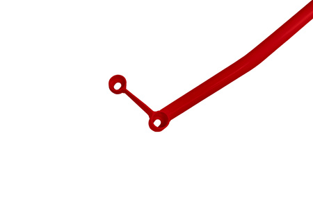 Front upper strut bar Alfa Romeo Giulietta Red