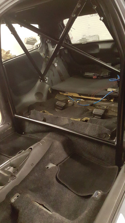 Bolt-in Half Roll Cage Fiat Punto 2 Black