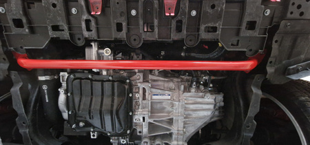 Front lower strut bar Toyota GR Yaris GR Four pas White