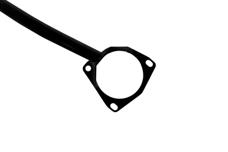 Front upper strut bar Renault Clio 3 Black