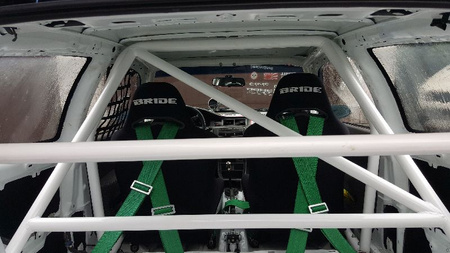 Bolt-in Roll Cage Honda Civic VI HB EK Black