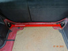 Rear upper strut bar Honda Civic VII EP2 EP3 White