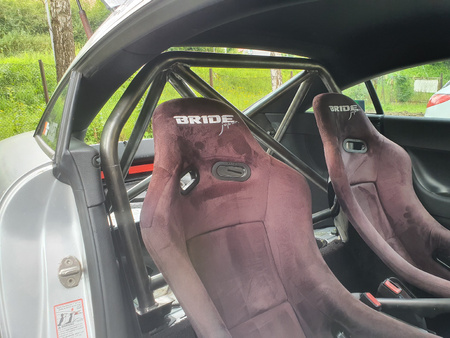 Bolt-in Half Roll Cage Audi TT 8N Quattro White
