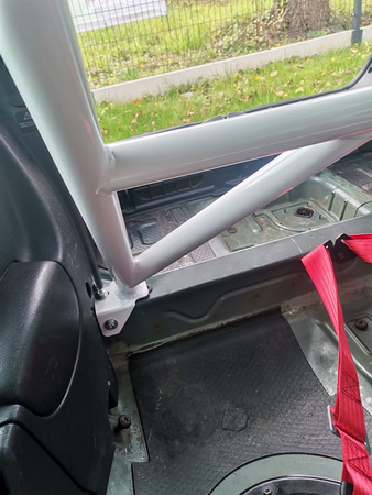 Bolt-in Half Roll Cage Mini Cooper R50 R53 One S Black