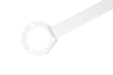 Rear upper strut bar BMW 5 E60 White