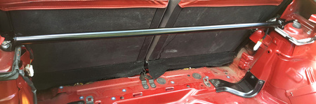 Rear upper strut bar Hyundai Coupe 2 GK lift Red