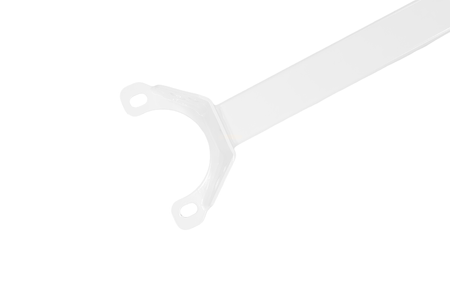 Rear upper strut bar Mitsubishi Lancer EVO 7 8 9 White