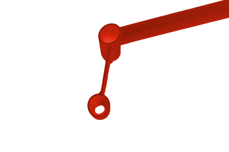 Front upper strut bar Alfa Romeo 159 diesel Red