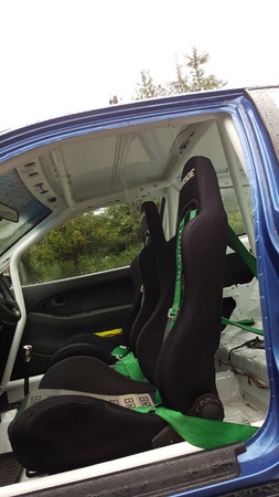 Bolt-in Roll Cage Honda Civic VI HB EK Black