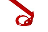 Front upper strut bar Lexus IS 250 Red