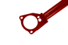 Front upper strut bar BMW 3 E46 Sedan Touring RS Red