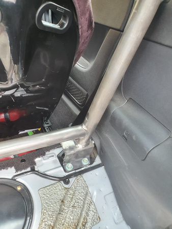 Rollbar skręcana pół klatka Audi TT 8n Quattro Black