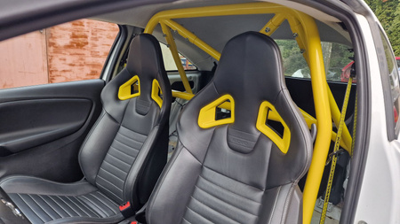 Bolt-in Half Roll Cage Opel Corsa D E OPC Red