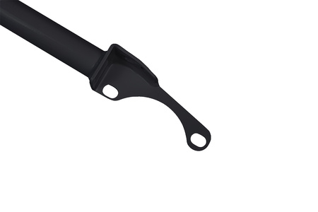 Rear upper strut bar Nissan 100nx Black