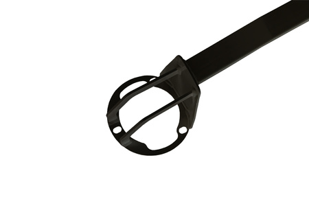 Front upper strut bar Mercedes W124 Black