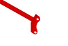 Rear upper strut bar Toyota Celica V VI Red