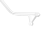 Front upper strut bar Alfa Romeo 159 benzyna White