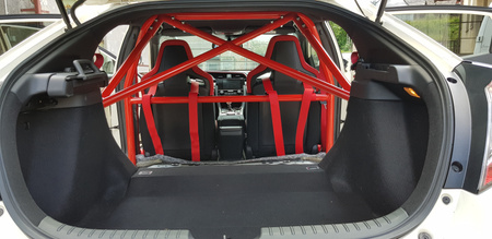 Bolt-in Half Roll Cage Honda Civic X Type R Black