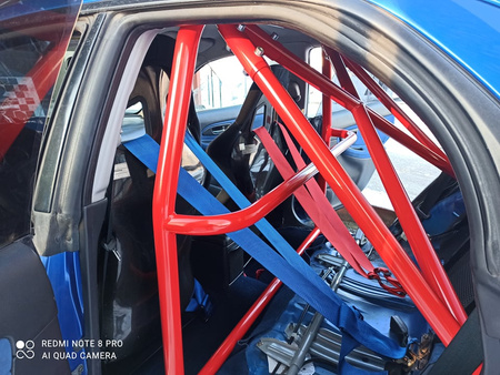 Bolt-in Half Roll Cage Subaru Impreza GC WRX STI Black