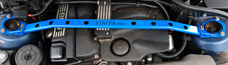 Front upper strut bar BMW 3 E46 Coupe Compact PRO Black