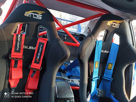 Bolt-in Half Roll Cage Subaru Impreza GD WRX STI Black