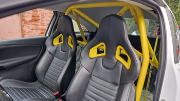 Rollbar skręcana pół klatka Opel Corsa D E OPC White