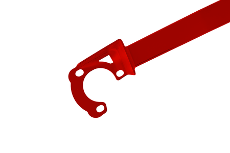 Front upper strut bar Honda Accord VI Coupe Red