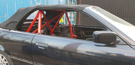 Rollbar skręcana pół klatka BMW 3 E36 Cabrio White