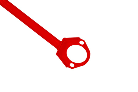 Rear upper strut bar Honda Civic VI  MB6 Red