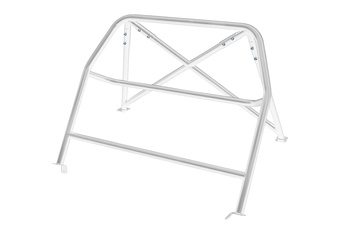 Bolt-in Half Roll Cage BMW 3 E30 White