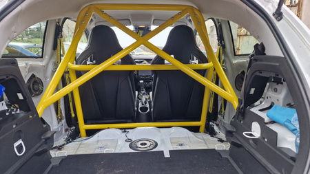 Bolt-in Half Roll Cage Opel Corsa D E OPC Black