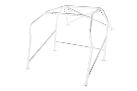 Bolt-in Roll Cage BMW 3 E46 Coupe Sedan Compact White