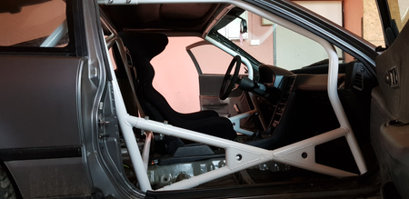 Bolt-in Roll Cage Honda CRX ED9 EE8 White