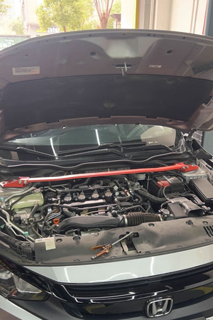 Strut Bar Honda Civic X front upper Aluminium