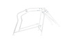 Bolt-in Roll Cage Honda Civic V HB EG “Egg” White