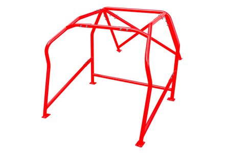 Bolt-in Roll Cage Honda Civic VI HB EK Red