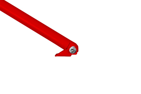 C-pillar strut bar Honda Civic VI HB Red