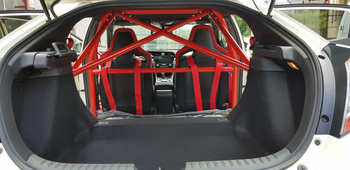 Bolt-in Half Roll Cage Honda Civic X Type R White