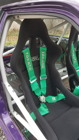 Bolt-in Roll Cage Honda Civic IV White