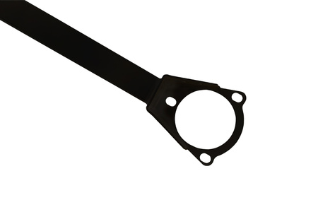 Front upper strut bar Mitsubishi Galant VIII Black