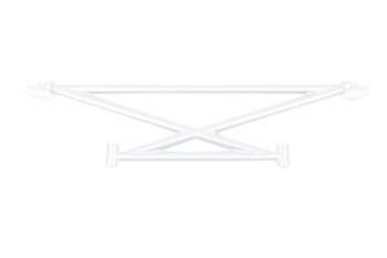 Rozpórka BMW 3 E36 Coupe Xbrace White