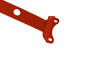 Front upper strut bar Ford Mustang V Red