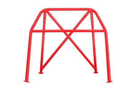 Bolt-in Half Roll Cage Renault Clio 3 Sport Red