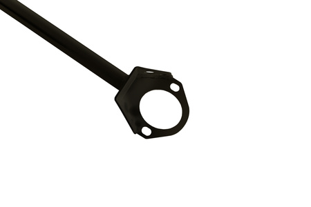 Rear upper strut bar Honda Civic 87-91 CRX II Black