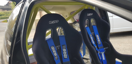 Bolt-in Half Roll Cage Citroen C2 VTS Red